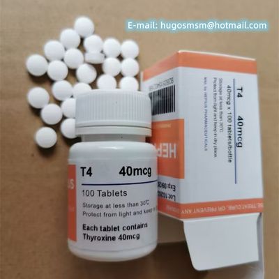 T4 (Thyroxine) ( 40mcg/tablet ,100 tablets/bottle ) oral bodybuilding tablets
