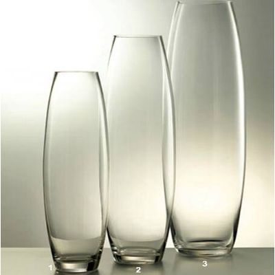 High transparent hand blown square glass vase for wedding decoration