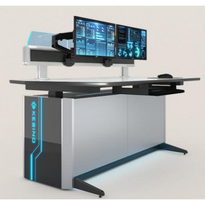 modern control room console