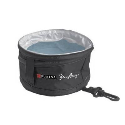 pet travel food and water bowl