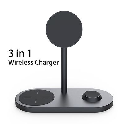 3 in 1 Desktop magsafe wireless charger stand