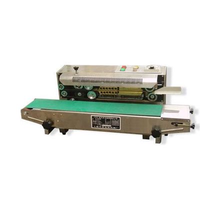 Continous film sealing machine with coding function
