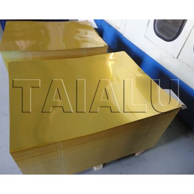 8011 lacquer aluminium sheet plate for pilfer proof caps, pp cap ISO9001 TVU FDA