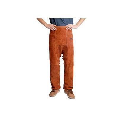 Coffee Leather Lengthen Chaps