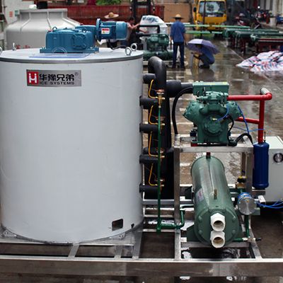 Flake ice maker machine evaporator generator supply