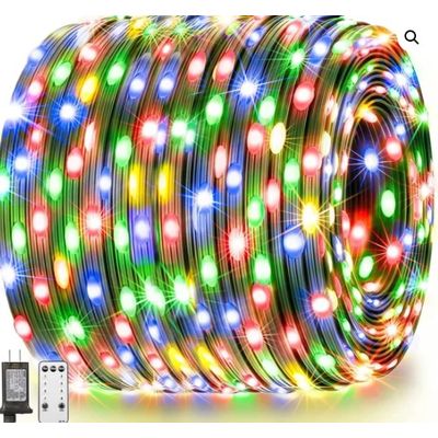 2023 New Christmas Lights Outdoor 1000 LED Green Wire Waterproof Christmas Tree Lights for Party Dec