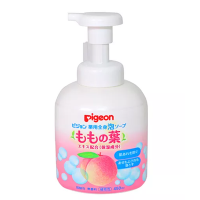 Japan Pigeon Medicated Full Body Foam Soap, Body with Maple Leaf Extract