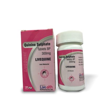 Quinine Sulphate Tablets BP 300mg - Livealth Biopharma Pvt Ltd