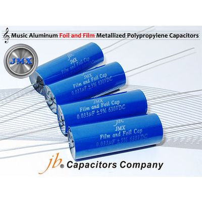 JMX - Music Aluminum Foil and Film Metallized Polypropylene Capacitors - Axial