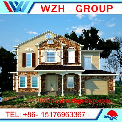 Pre fabricated light steel house and luxuary steel villa house