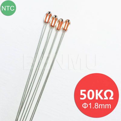 MGB18 50K 1% 3950 Galss NTC Thermistor thermal resistor for temperature sensor in Refrigerator+Air-c