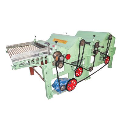 GM250 two cylinder rollers textile /yarn waste recycling machine