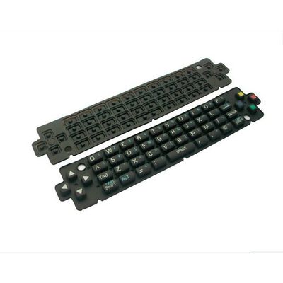 black plastic silicone rubber keyboard for games