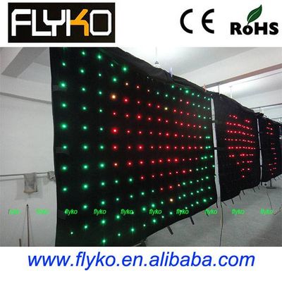 Soft Video Display Curtain (LED Transparent Curtain Screen)