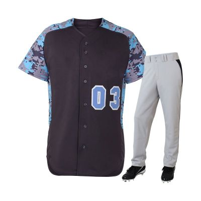 Full Sublimated Custom Design Baseball Shirt Trouser Uniform