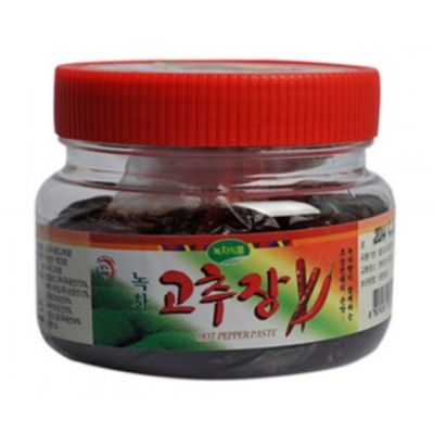 Boseong Young Ae Kim_Handmade Hot Pepper Paste made of Organic Green tea 400g in South Korea