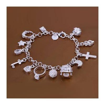 YUEYIN 925 silver plated bracelet jewelry SPCH144