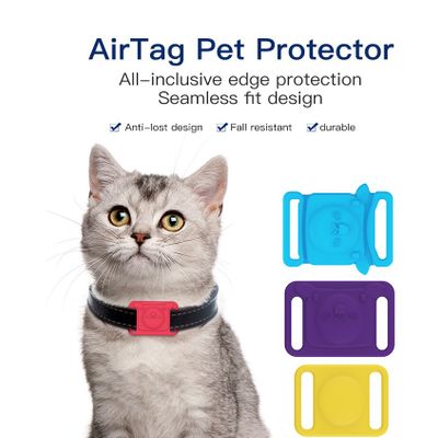 2022 China factory Microfiber Apple AirTags Case Customization Pet Accessories Tracker airtag holder