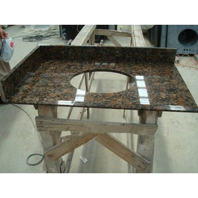 balbic brown granite countertop with sink on sale
