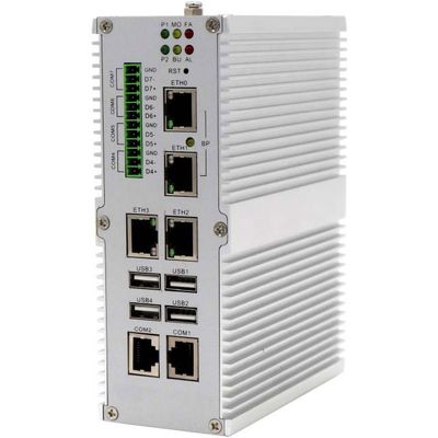 Wide Temperature Embedded PC Industrial Network Appliance with 4X Gbe RJ45 2X RS232 5X RS485