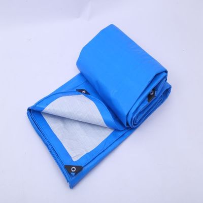 HDPE Blue Light Weight PE Tarpaulin Garden Protective Woven Fabric Cover Industrial Agriculture Roof