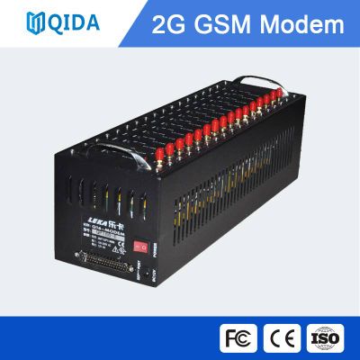 Multi sim card voice modem pool for voice call and voice broadcasting in low cost
