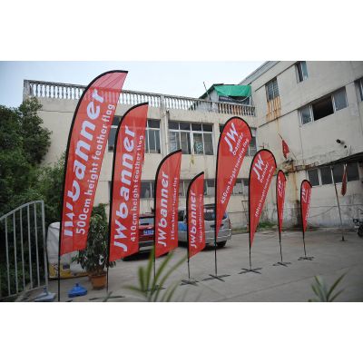 Outdoor advertising custom feather flag