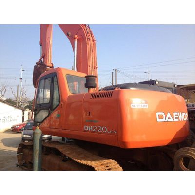 Used  Crawler Excavator Daewoo 220LC-V Original from Korea  for sale