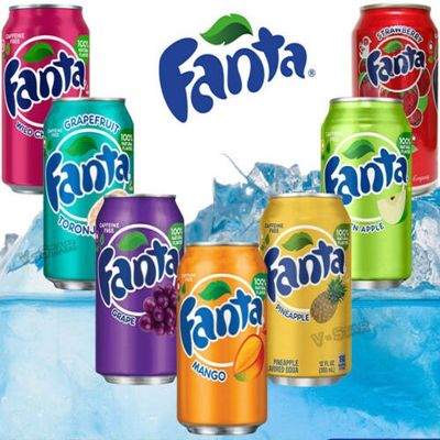 Tropico Soft Drinks 330ml,American Fanta 355ml Soft Drinks,Canada Dry 355ml,carbonated soft drink