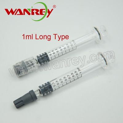 1ml Prefillable Glass Syringe Long Type 1ml Skinny Syringe EO Sterile ...