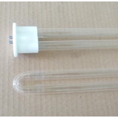 High ozone uv lamp for removing waste gas and flue U shape 4pins