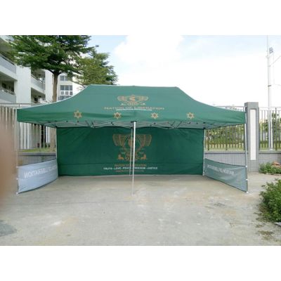 Pop Up Canopy Marquee Custom Logo Printed Favoshow Trade Show Advertising Folding Tent