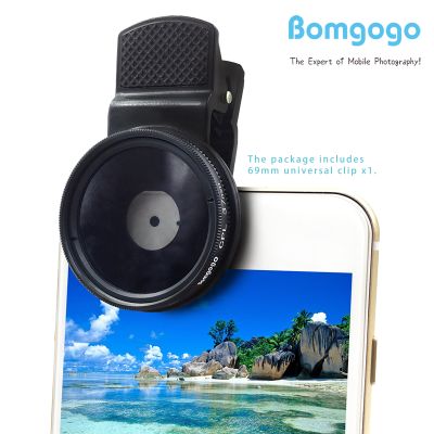 Bomgogo 37mm CPL Filter Lens, Professional Cell Phone Camera Circular Polarizer Lens Kit