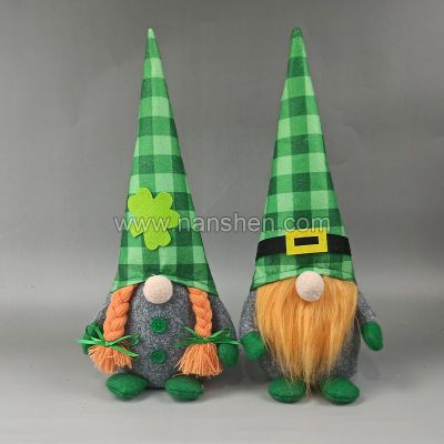 Handmade Scandinavian Tomte st Patrick's Swedish Nisse Gnome