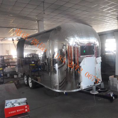 Saudi Arabia hot sale stainless steel food truck mobile flat grill food trailer fryer fast food cart