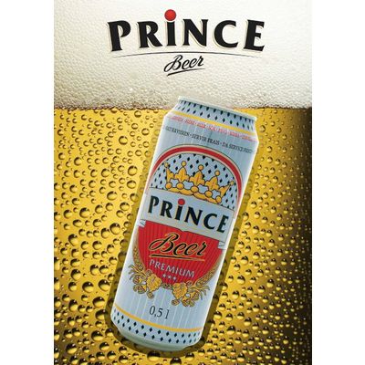 Prince Beer 500 ml in Cans