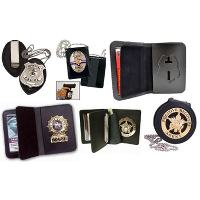 Badge Wallet, Badge Cases, Leather Badge Holder Purse
