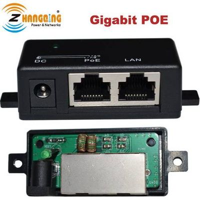 1port gigabit power over ethernet poe injetctor