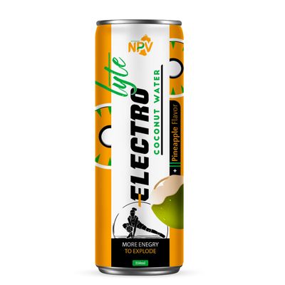Coconut Water With Pineapple Flavor 250ml Can