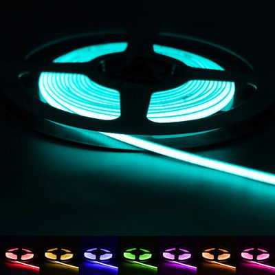 Colorful DC12V 2.7MM Ultra Thin COB LED Strip Lights For Home Decor Blue/Green/ Red/ Pink/Ice Blue H