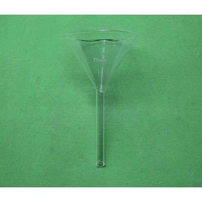 Lab Glass Conical Funnel Borosilicate 3.3 Transparent Glassware Triangle supply from China factory