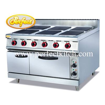 Electric 6-Hot Plate with Electric Oven