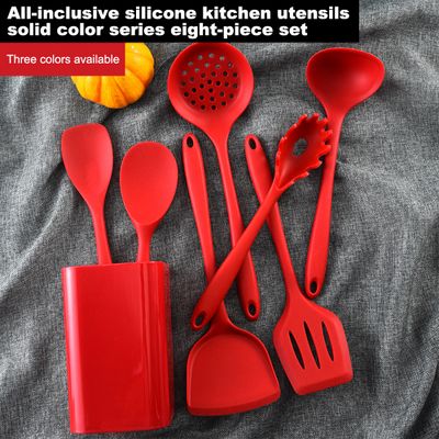 Amazon Hot Sale Silicone Kitchen Utensil Set Kitchen Gadgets Camping cookware sets Kitchen Cooking U