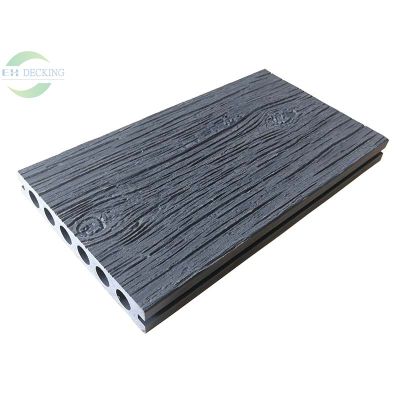 3D embossing EHC140H24    WPC Wall Panel Wholesale      Wpc Decking Factory