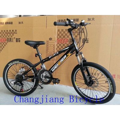 high end 20 inch mountain bike with suspension fork