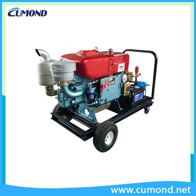 Mobile diesel cold water cleaning machine