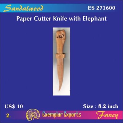 Indian SANDALWOOD Paper Cutter Knife