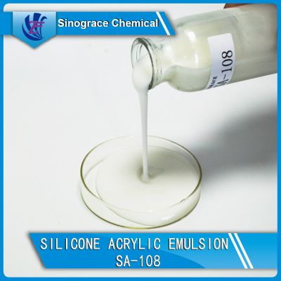 Silicone Acrylic Emulsion For Top Coatings, Stone Coatings,High weatherability exterior wall coating