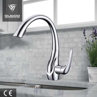 Unique artistic faucet with pull out type 360 rotation degree kitchen faucets