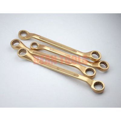 BERYLLIUM COPPER non sparking double box offset end wrench , passed ISO9001/UKAS